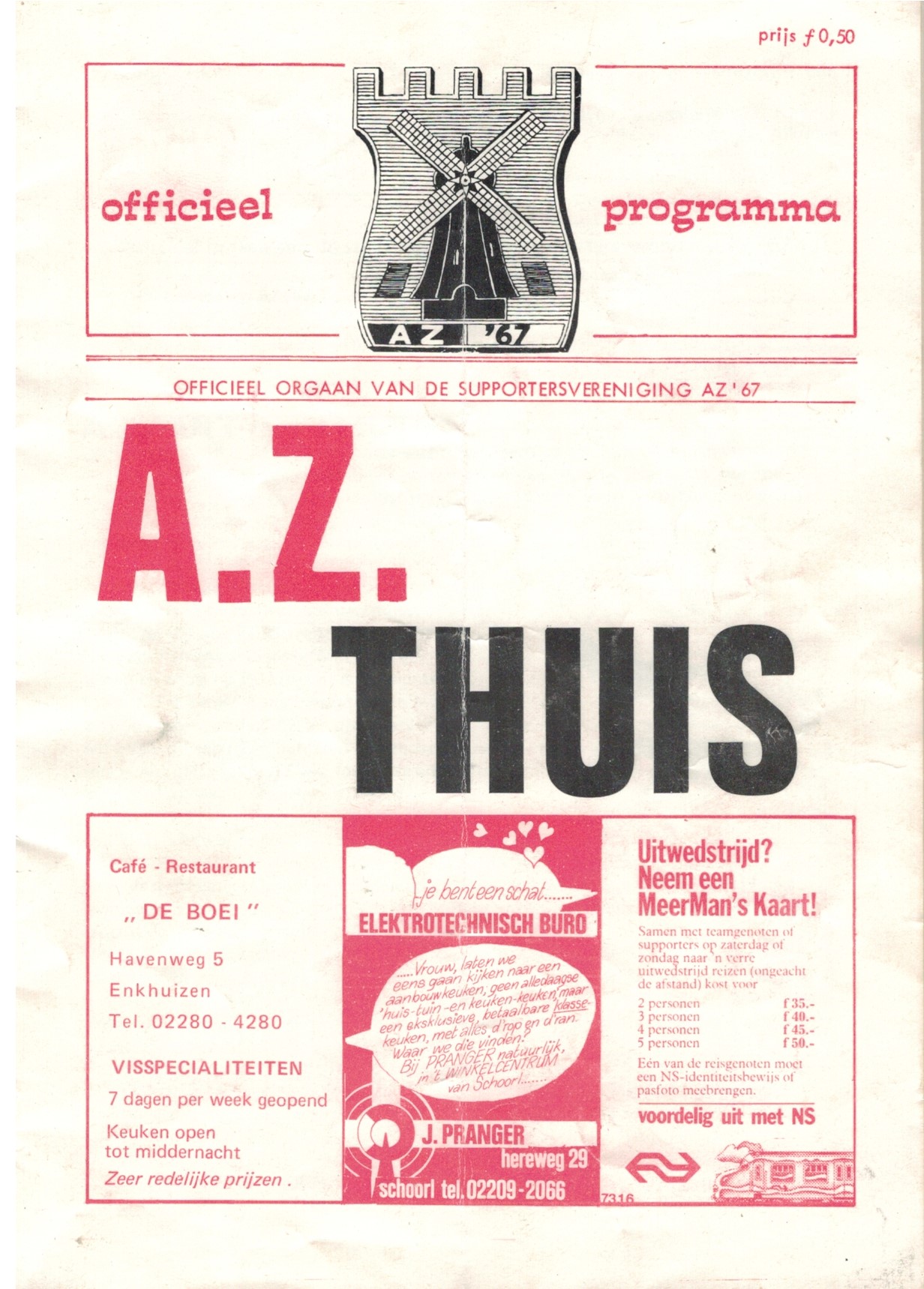 AZ Programma 30-sep-1973 ajax thuis